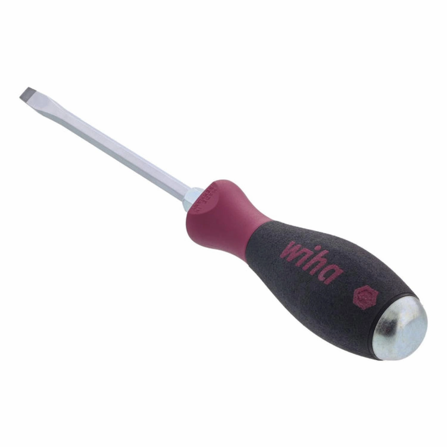 Wiha Tools 53320 Slotted Microfinish Screwdriver, 6.5 x 125mm
