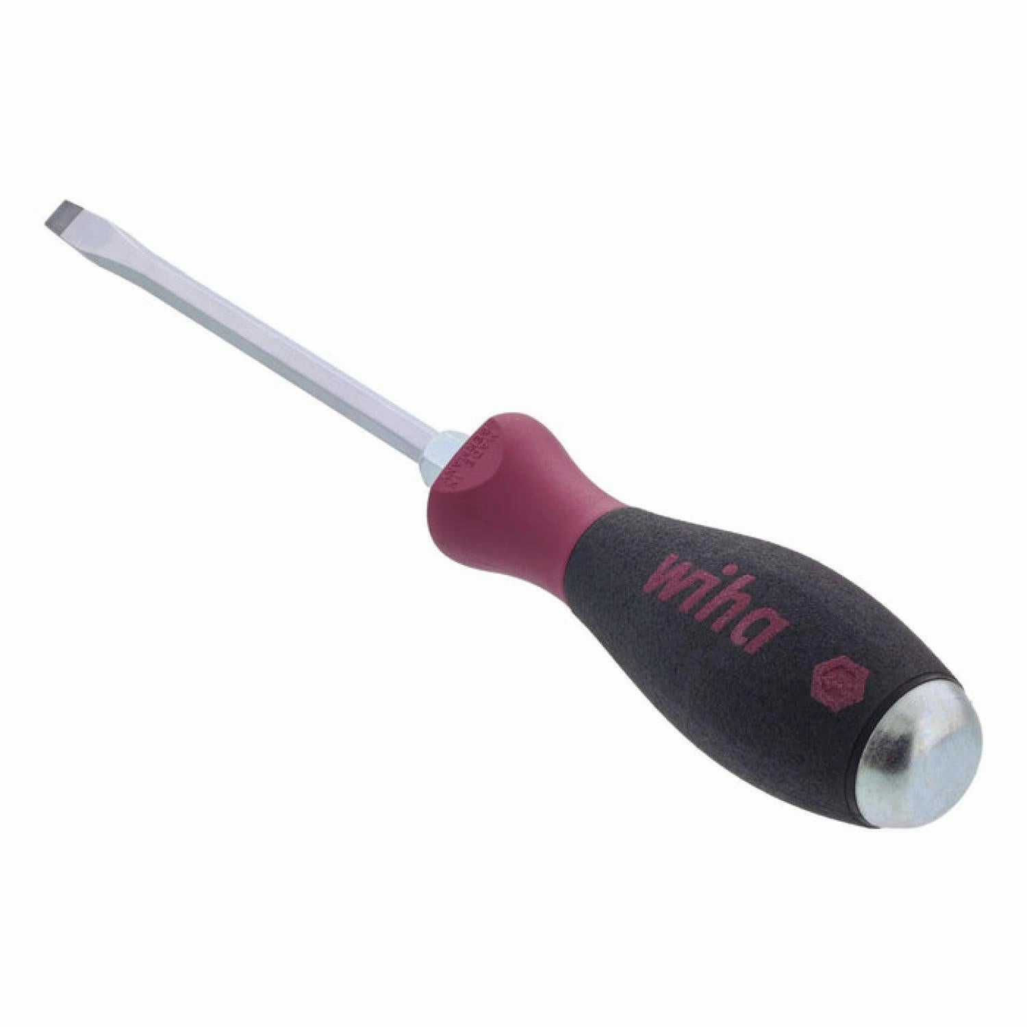 Wiha Tools 53320 Slotted Microfinish Screwdriver, 6.5 x 125mm