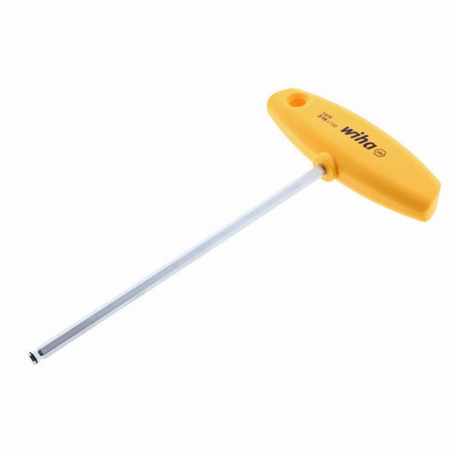 Wiha Tools 54014 Classic Grip MagicRing Ball End Hex T-handle 3/16"