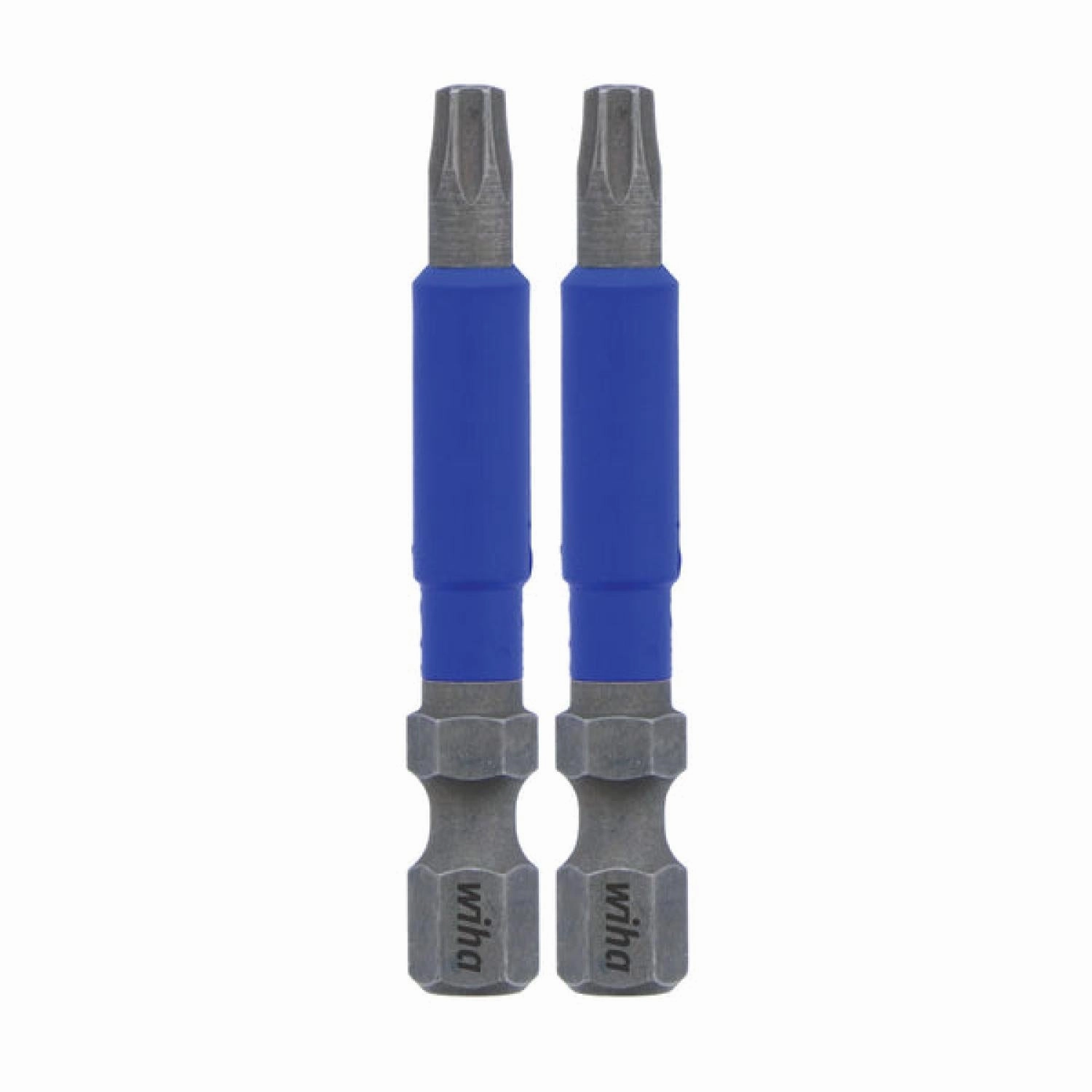 Wiha Tools 70219 TerminatorBlue Impact Bit TORX T20 - 2 Inch - 2 Pack