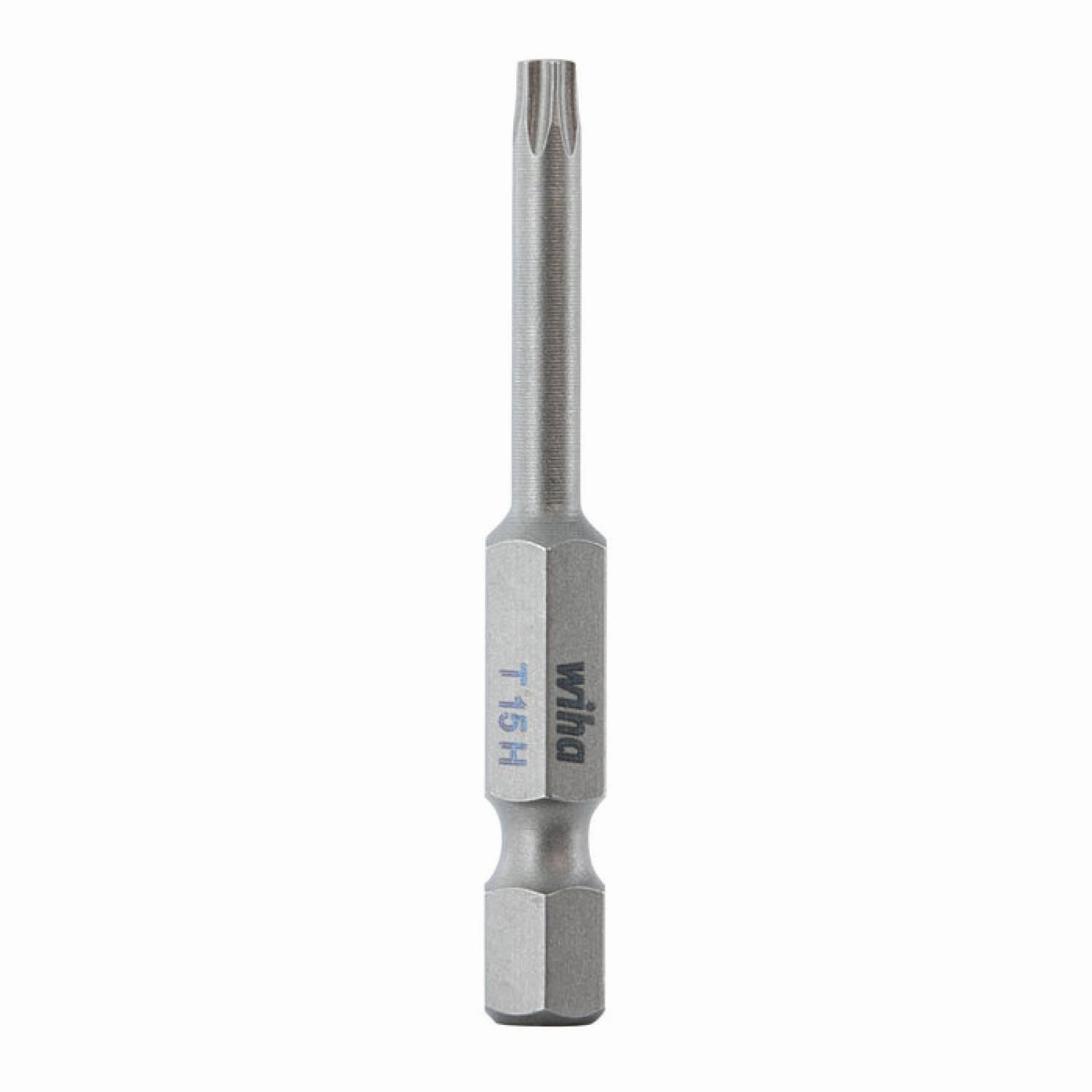 Wiha Tools 70515 T15s x 50mm Security TORX Power Bit, 10 Pack
