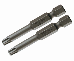 Wiha Tools 70567 T50s x 50mm Security TORX Power Bit, 2 Pack