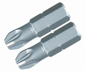 Wiha Tools 71251 #1 x 25mm PoziDriv Insert Bit, 2 Pack