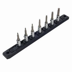 Wiha Tools 71797 Ball End Hex Metric Bit Socket 1/4" Square Drive 7 Piece Set
