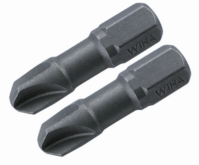 Wiha Tools 71911 Torq-Set Insert Bit, #4 x 25 mm, 2 Pk.