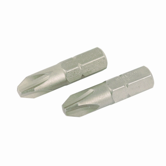 Wiha Tools 72104 Phillips Insert Bit, 5/16" Hex Drive, #4 x 32 mm, 2 Pk.