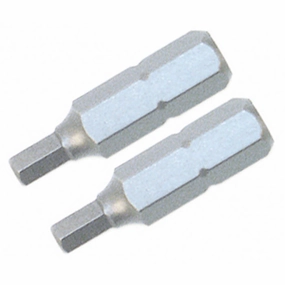 Wiha Tools 73308 Hex Metric Insert Bit, 8.0 mm x 25 mm, 2 Pk.