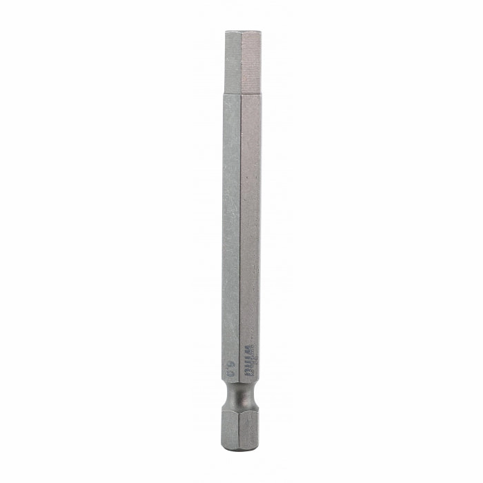 Wiha Tools 74356 Hex Metric Power Bit, 6.0 mm x 70 mm, 10 Pk.