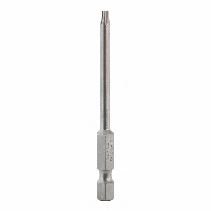 Wiha Tools 74546 TORX Power Bit, T10 x 70 mm, 10 Pk.