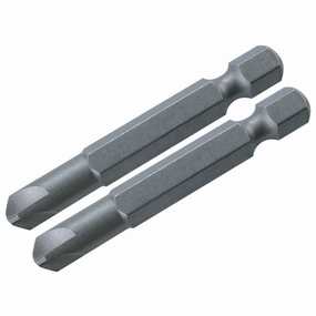 Wiha Tools 74968 Torq-Set Power Bit, #10 x 50 mm, 2 Pk.