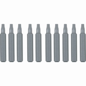 Wiha Tools 75670 System 4 TORX Micro Bits, T15 x 28 mm, 10 Pk.