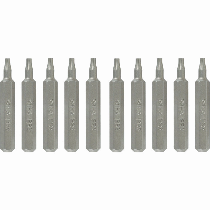 Wiha Tools 75676 System 4 5-Point Pentalobe Micro Bits, PS5 x 28 mm, 10 Pk.