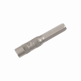 Wiha Tools 75824 System 4 Metric Nut Setter Micro Bit, 1/4" Hex Bit Adapter, 4.0 mm x 30 mm