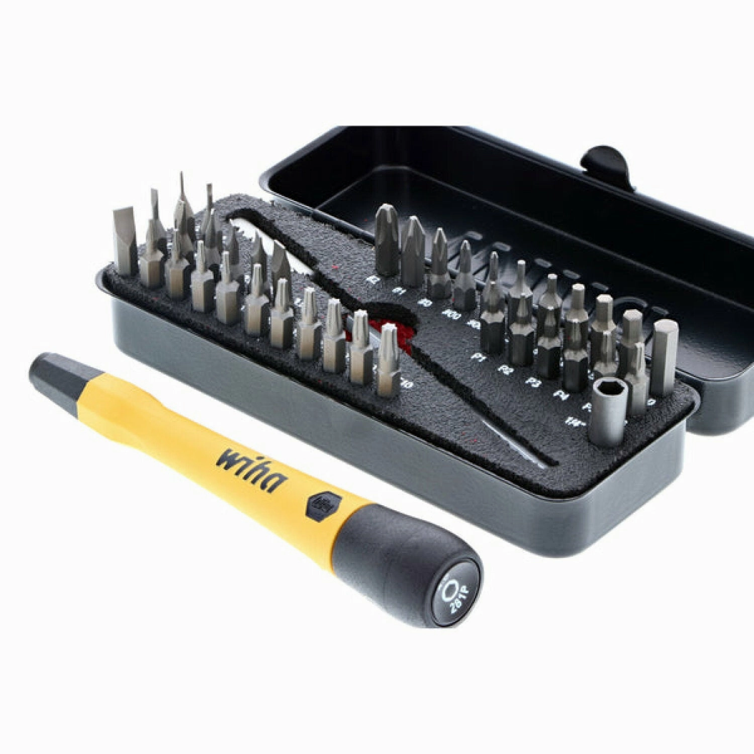 Wiha Tools 75980 ESD Safe Mini Micro Bit Set 39 Pc.