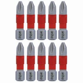 Wiha Tools 76502 MaxxTor Impact Bit Phillips #2 - 29mm - 10 Pack
