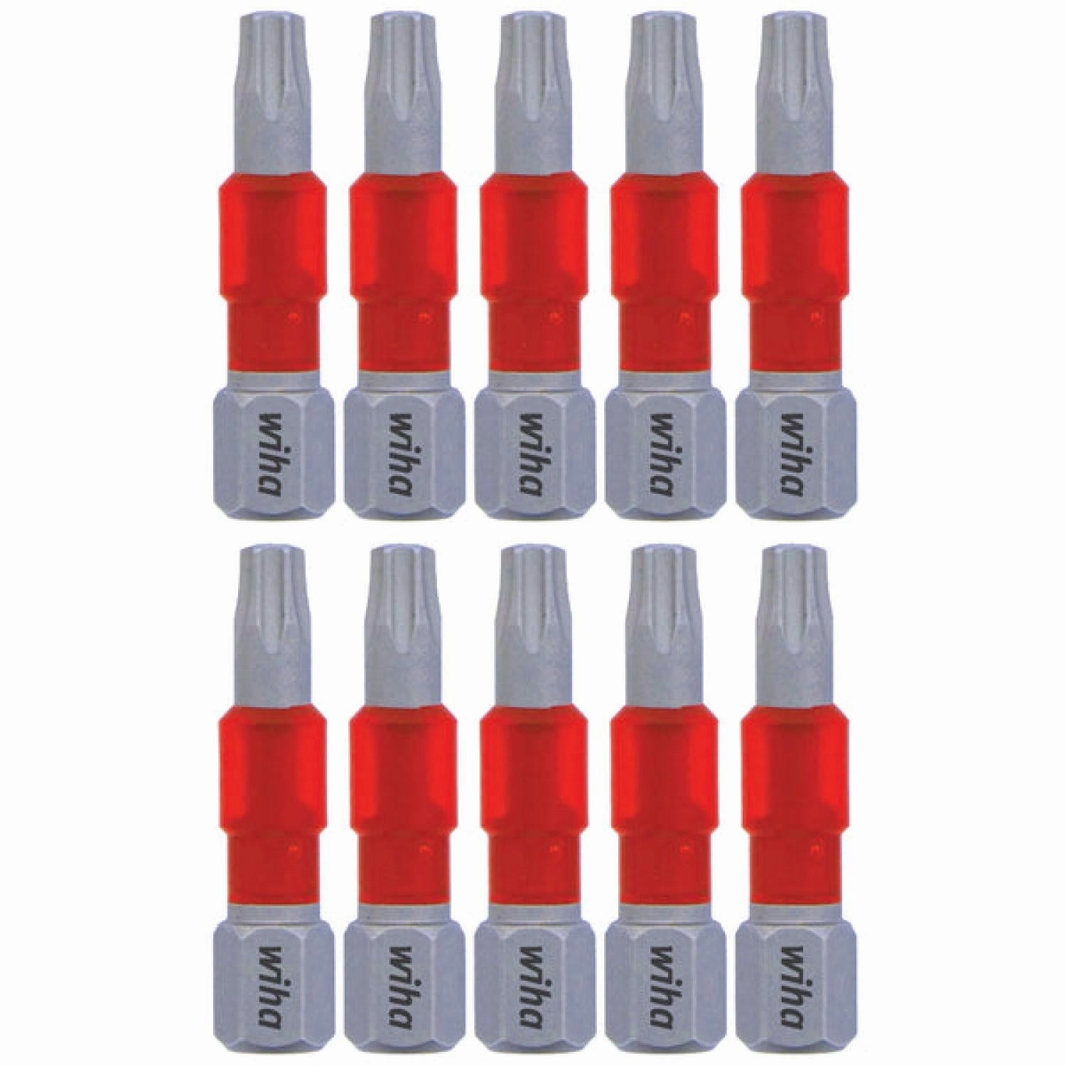 Wiha Tools 76512 MaxxTor Impact Bit TORX T20 - 29mm - 10 Pack