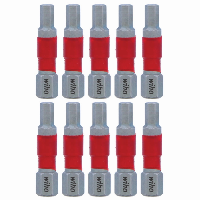 Wiha Tools 76524 MaxxTor Impact Bit Hex 4.0mm x 29mm - 10 Pack
