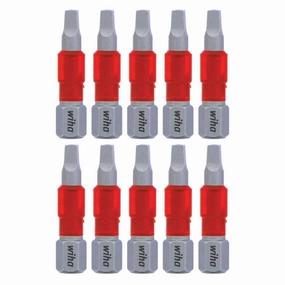 Wiha Tools 76539 MaxxTor Impact Bit Square #2 x 29mm - 10 Pack