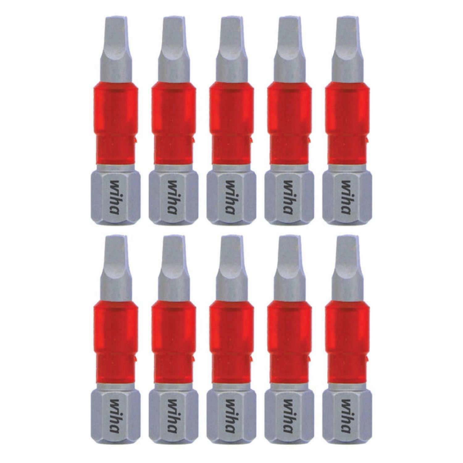 Wiha Tools 76539 MaxxTor Impact Bit Square #2 x 29mm - 10 Pack