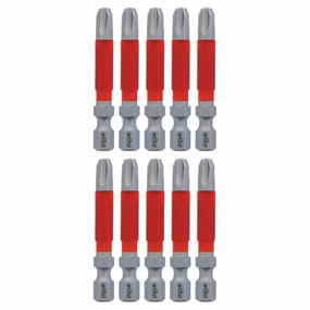Wiha Tools 76545 MaxxTor Impact Bit Phillips #3 - 49mm - 10 Pack