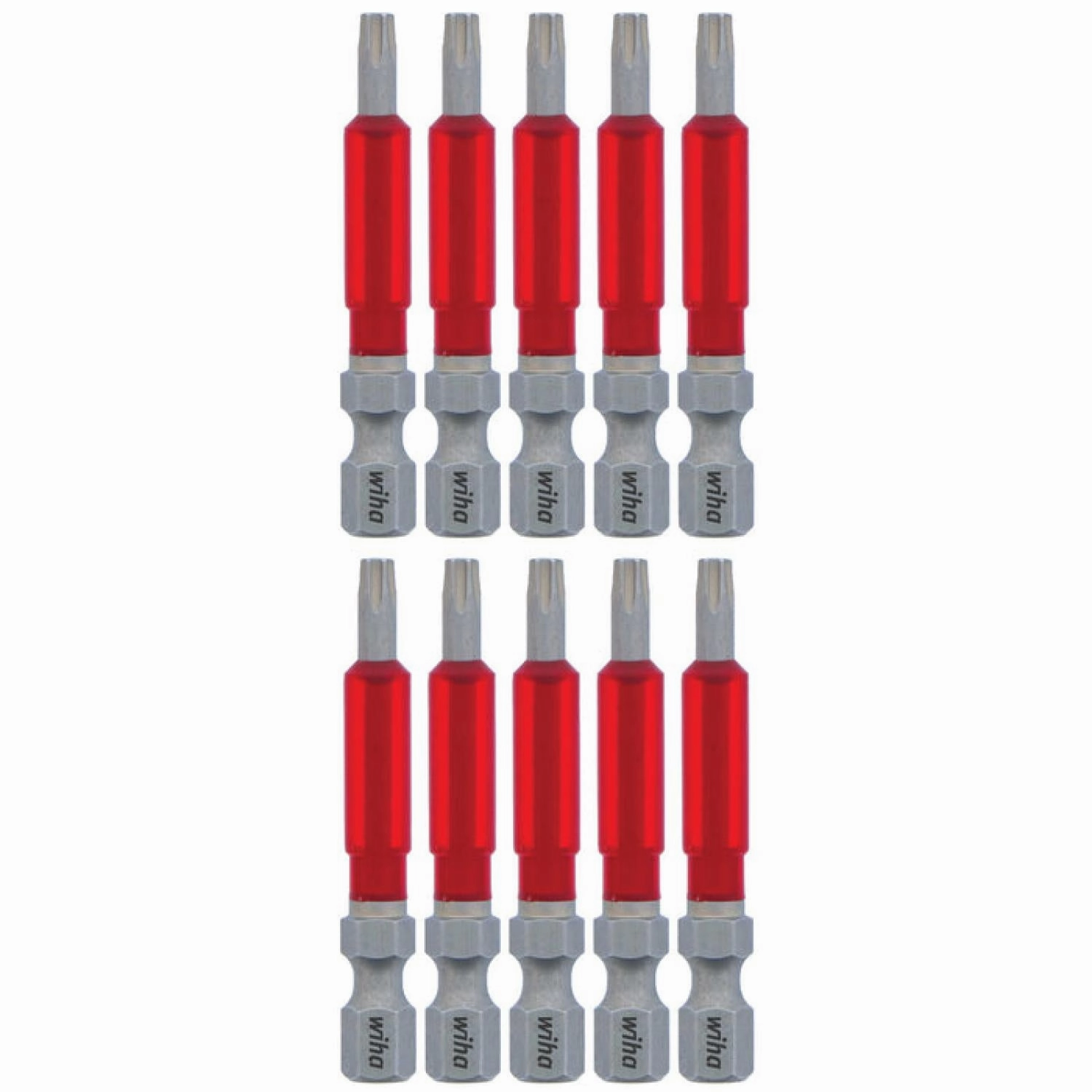 Wiha Tools 76554 MaxxTor Impact Bit TORX T15 x 49mm - 10 Pack
