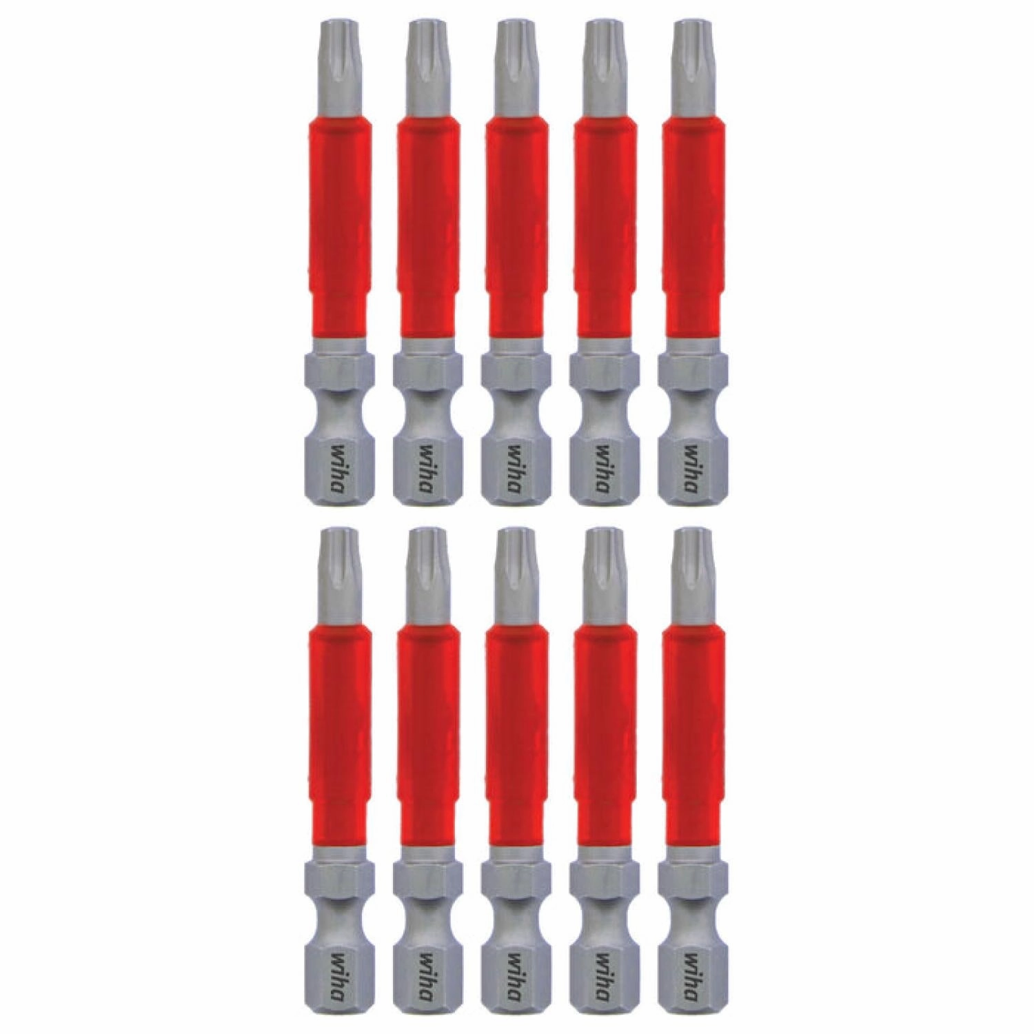 Wiha Tools 76555 MaxxTor Impact Bit TORX T20 x 49mm - 10 Pack