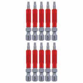 Wiha Tools 76578 MaxxTor Impact Bit Square #1 x 49mm - 10 Pack