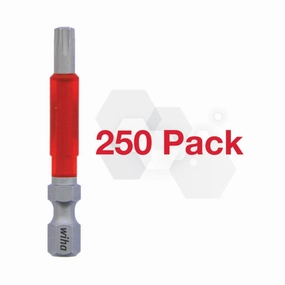 Wiha Tools 76598 Impact Power Bit TORX T30 - 250 Pack