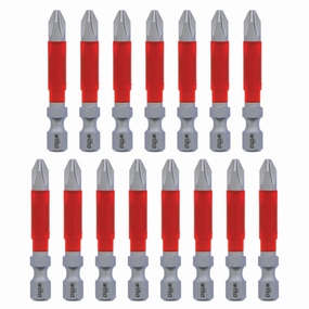 Wiha Tools 76642 MaxxTor Impact Bit Phillips #2 - 49mm - 15 Pack