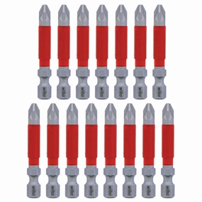 Wiha Tools 76648 MaxxTor Impact Bit Pozidriv #2 - 49mm - 15 Pack