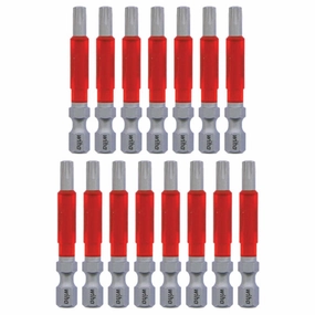 Wiha Tools 76653 MaxxTor Impact Bit TORX T25 - 49mm - 15 Pack