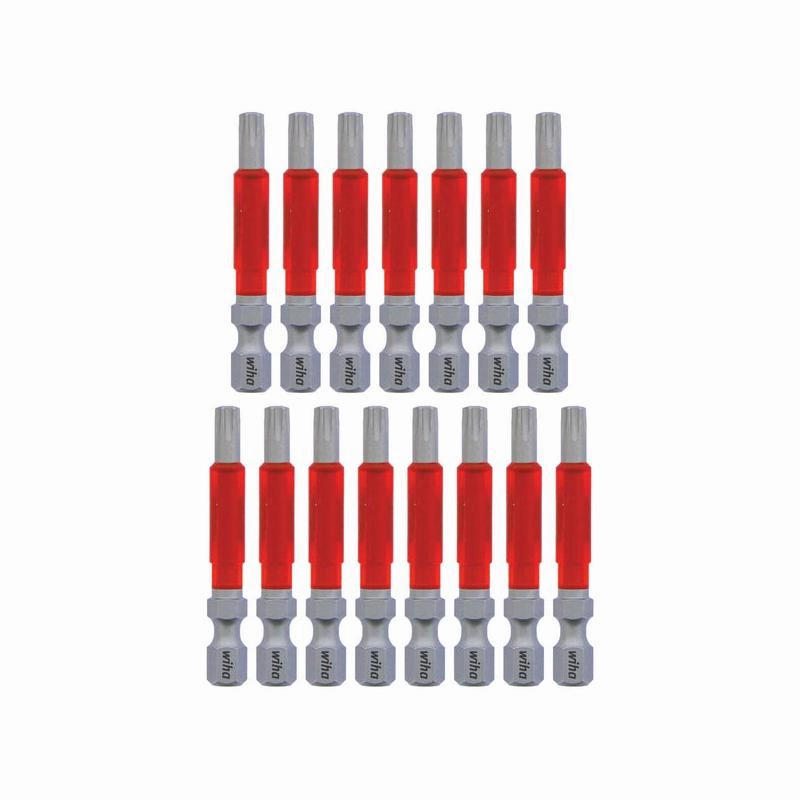 Wiha Tools 76654 MaxxTor Impact Bit TORX T27 - 49mm - 15 Pack