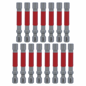 Wiha Tools 76675 MaxxTor Impact Bit Hex 1/4" - 49mm - 15 Pack