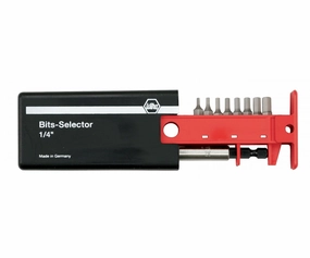Wiha Tools 79256 9 Piece Hex Bits-Selector and Magnetic Bit Holder Set - 1.5mm - 8.0mm