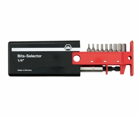 Wiha Tools 79266 9 Piece Bits-Selector Security Hex and Magnetic Bit Holder Set - 5/64" - 1/4"