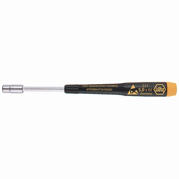 Wiha Tools Tools 27745 Precision ESD Nut Driver, 4.5 mm x 60 mm